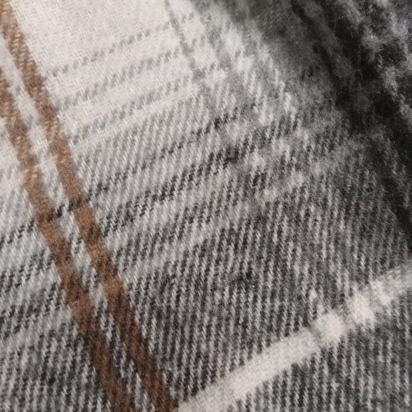 Shein Lune Plaid Print Plus Size Button Front Sleeveless Vest Jacket Women's 2XL - Picture 5 of 12